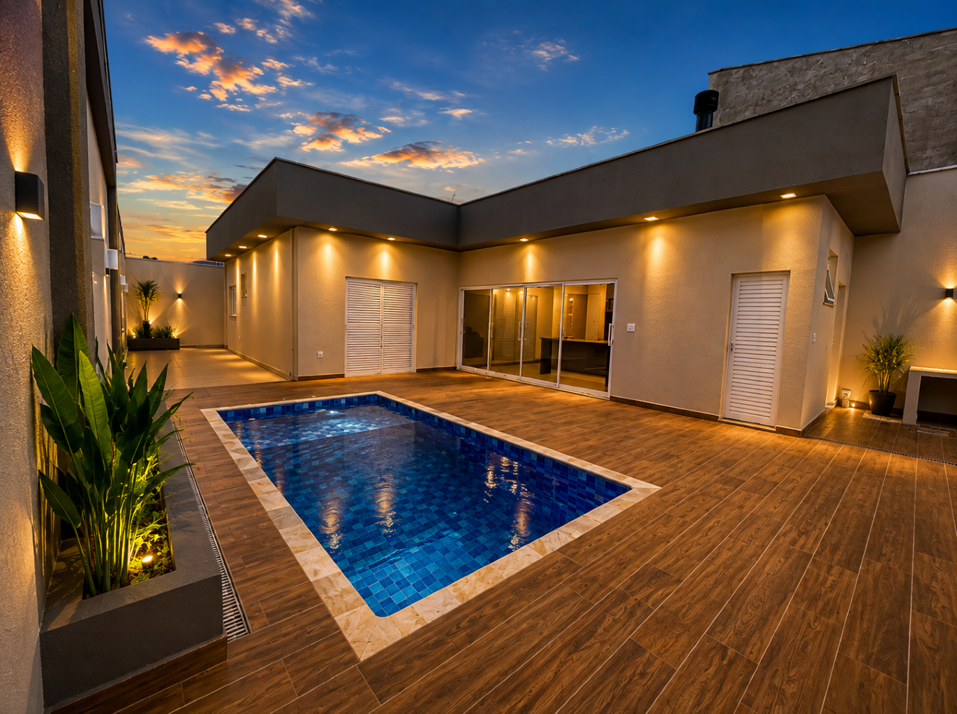 Casa entregue pela Le Mans Construtora em Terras di Treviso, Piracicaba/SP